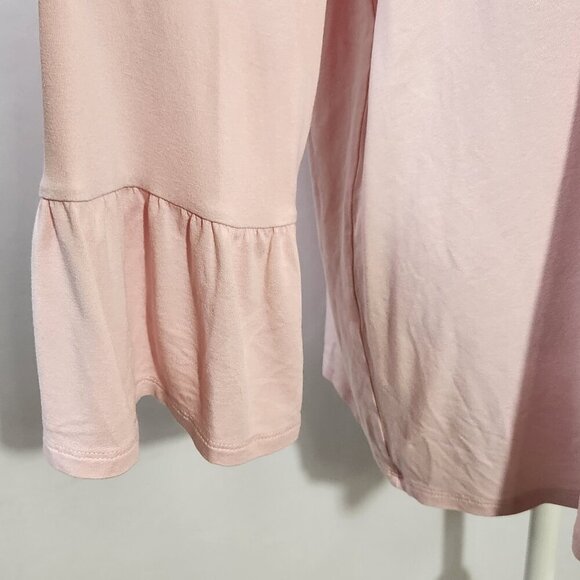 J Jill Wearever Collection Women SZ Large Pink Jersey Bell Sleeve Round Neck Top - Picture 5 of 14